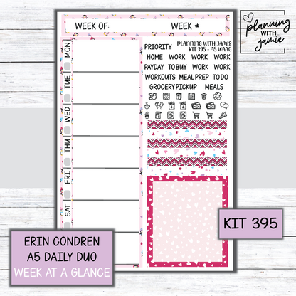 Kit 395 Week At A Glance Sticker