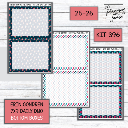 Kit 396 Erin Condren Daily Duo Sticker Kit
