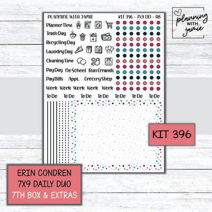 Kit 396 Erin Condren Daily Duo Sticker Kit