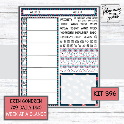 Kit 396 Week At A Glance Sticker