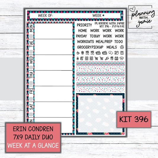 Kit 396 Week At A Glance Sticker