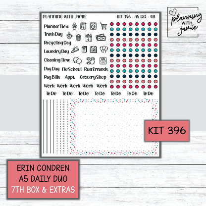Kit 396 Erin Condren Daily Duo Sticker Kit