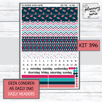 Kit 396 Erin Condren Daily Duo Sticker Kit