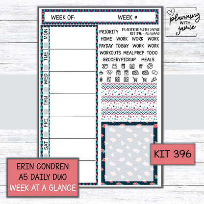 Kit 396 Week At A Glance Sticker