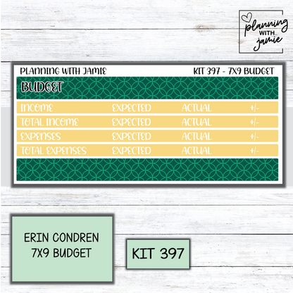 Kit 397 7x9 Budget Sticker Kit