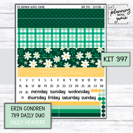 Kit 397 Erin Condren Daily Duo Sticker Kit