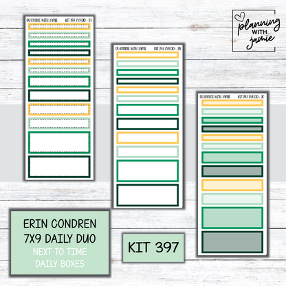 Kit 397 Erin Condren Daily Duo Sticker Kit
