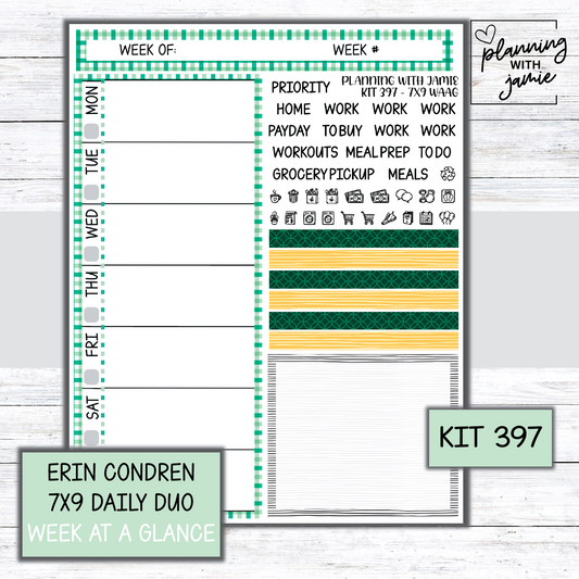 Kit 397 Week At A Glance Sticker