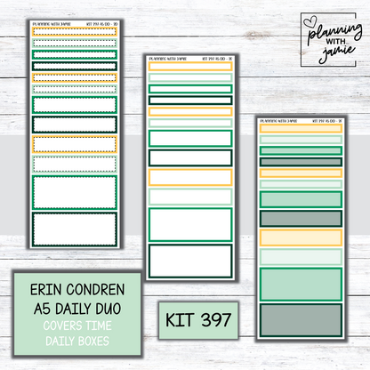 Kit 397 Erin Condren Daily Duo Sticker Kit