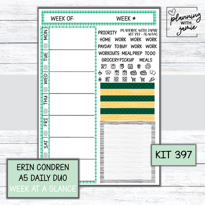 Kit 397 Week At A Glance Sticker
