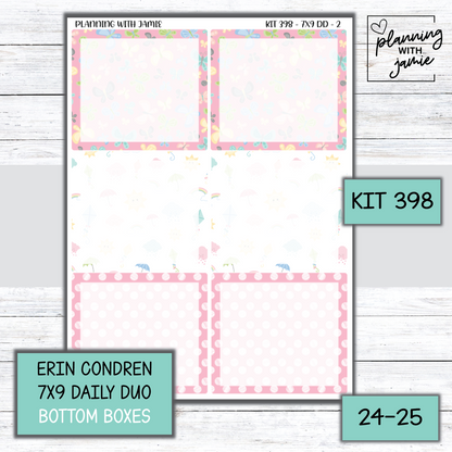 Kit 398 Erin Condren Daily Duo Sticker Kit