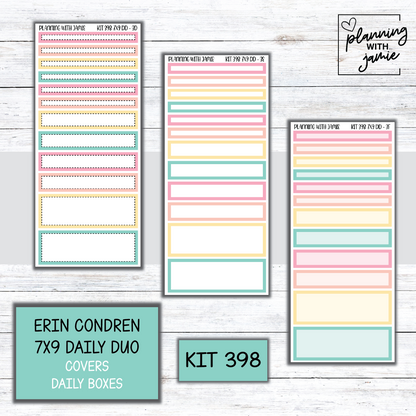 Kit 398 Erin Condren Daily Duo Sticker Kit