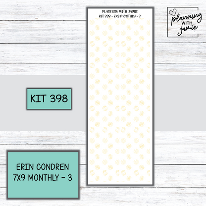 KIT 398 Erin Condren 7X9 OR A5 Monthly Kit