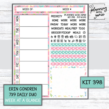 Kit 398 Week At A Glance Sticker