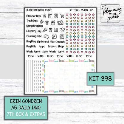Kit 398 Erin Condren Daily Duo Sticker Kit