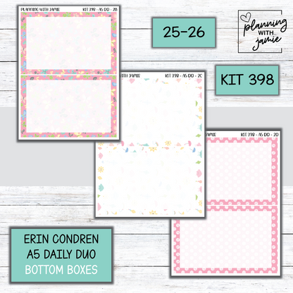 Kit 398 Erin Condren Daily Duo Sticker Kit