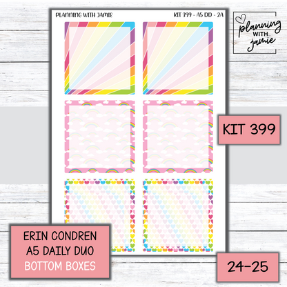 Kit 399 Erin Condren Daily Duo Sticker Kit
