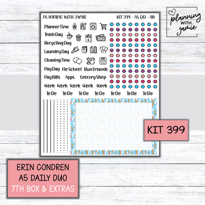 Kit 399 Erin Condren Daily Duo Sticker Kit