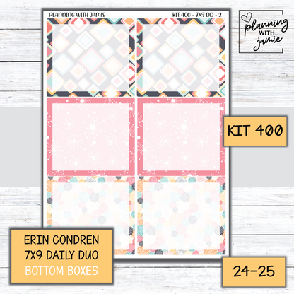Kit 400 Erin Condren Daily Duo Sticker Kit