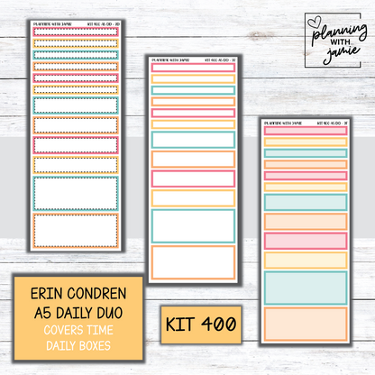 Kit 400 Erin Condren Daily Duo Sticker Kit