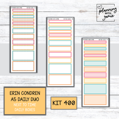 Kit 400 Erin Condren Daily Duo Sticker Kit