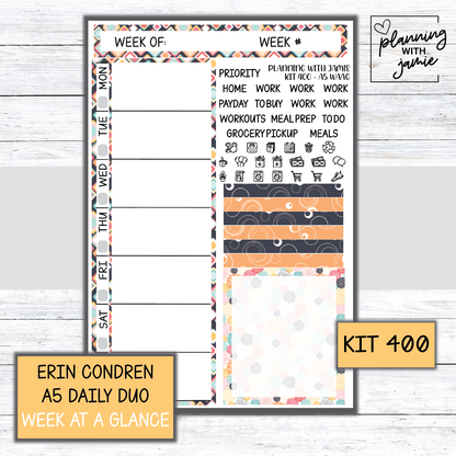 Kit 400 Week At A Glance Sticker