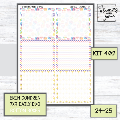 Kit 402 Erin Condren Daily Duo Sticker Kit