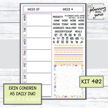 Kit 402 Week At A Glance Sticker