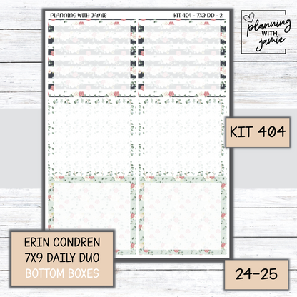 Kit 404 Erin Condren Daily Duo Sticker Kit