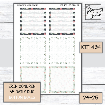 Kit 404 Erin Condren Daily Duo Sticker Kit