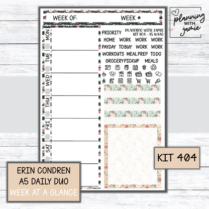 Kit 404 Week At A Glance Sticker