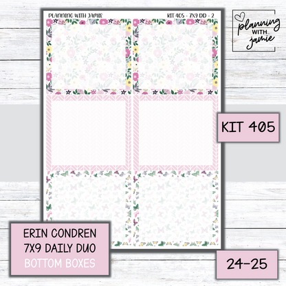 Kit 405 Erin Condren Daily Duo Sticker Kit