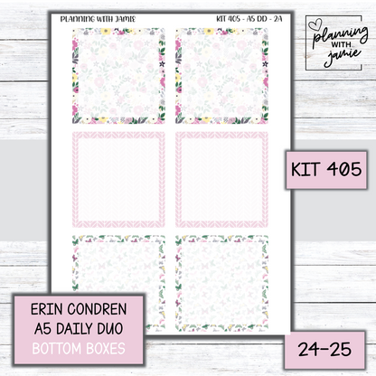 Kit 405 Erin Condren Daily Duo Sticker Kit