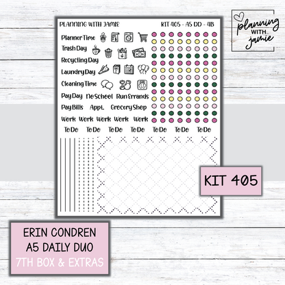 Kit 405 Erin Condren Daily Duo Sticker Kit