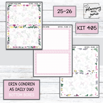 Kit 405 Erin Condren Daily Duo Sticker Kit
