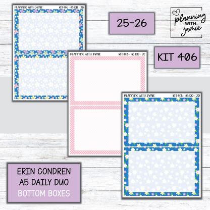Kit 406 Erin Condren Daily Duo Sticker Kit