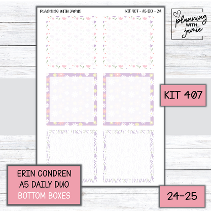 Kit 407 Erin Condren Daily Duo Sticker Kit