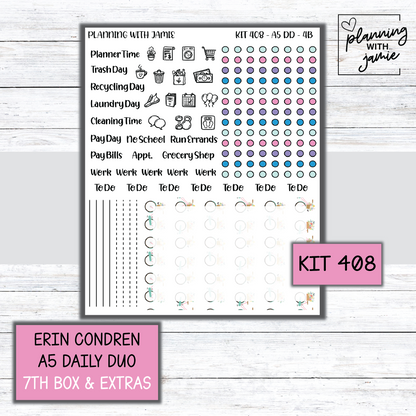 Kit 408 Erin Condren Daily Duo Sticker Kit