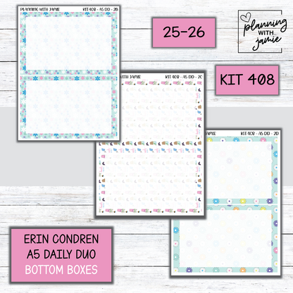 Kit 408 Erin Condren Daily Duo Sticker Kit