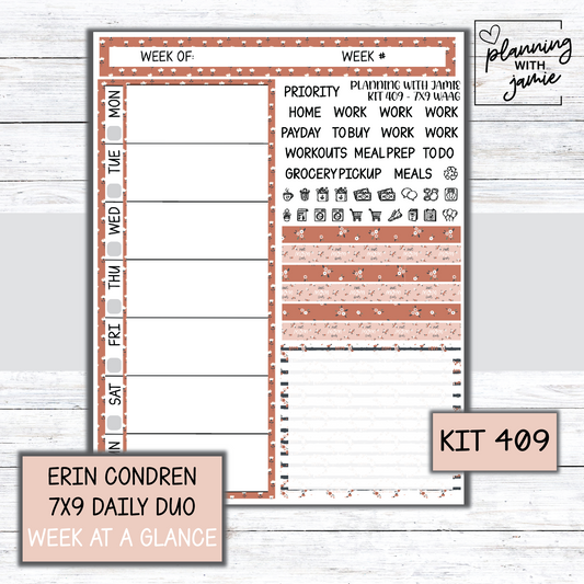 Kit 409 Week At A Glance Sticker