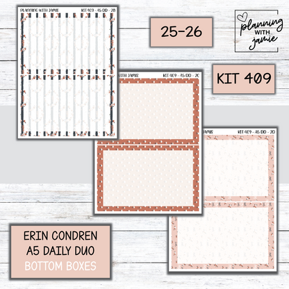 Kit 409 Erin Condren Daily Duo Sticker Kit