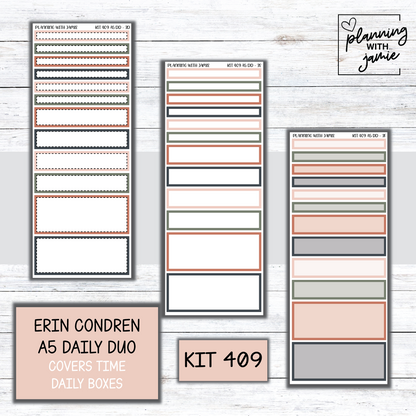 Kit 409 Erin Condren Daily Duo Sticker Kit