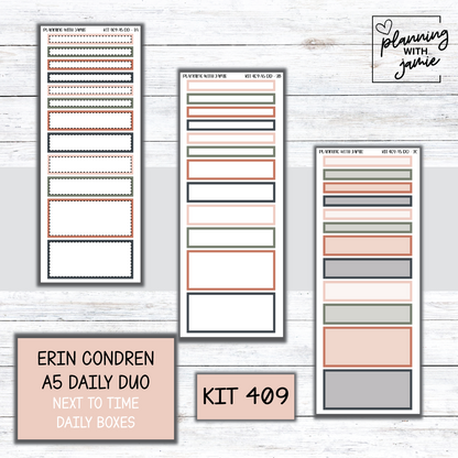 Kit 409 Erin Condren Daily Duo Sticker Kit
