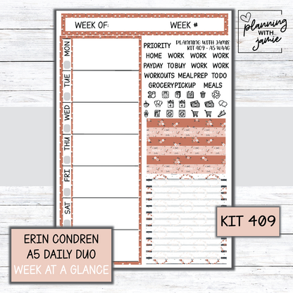 Kit 409 Week At A Glance Sticker