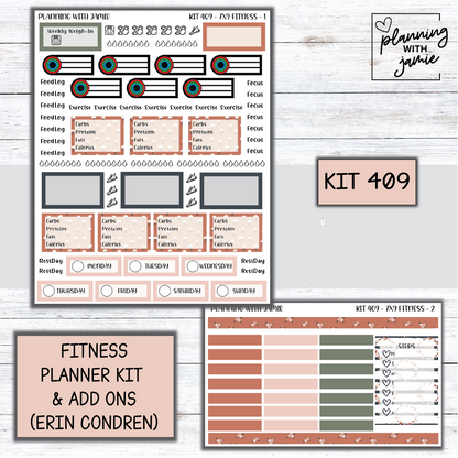 Kit 409 Weekly Fitness Sticker Kit