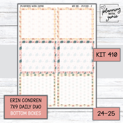 Kit 410 Erin Condren Daily Duo Sticker Kit