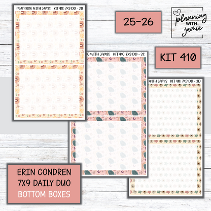 Kit 410 Erin Condren Daily Duo Sticker Kit