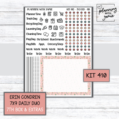 Kit 410 Erin Condren Daily Duo Sticker Kit