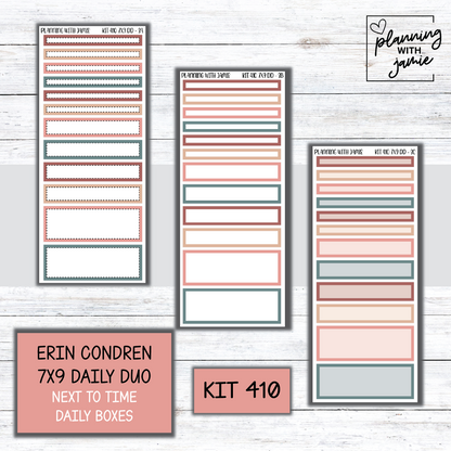 Kit 410 Erin Condren Daily Duo Sticker Kit