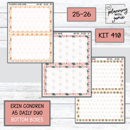 Kit 410 Erin Condren Daily Duo Sticker Kit